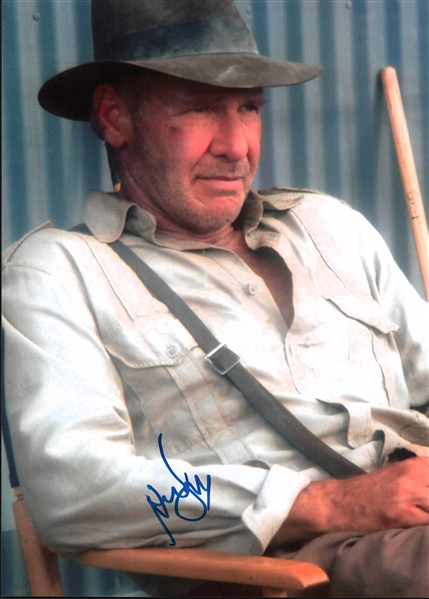 Harrison Ford Signed 11" x 14" Indiana Jones Photo (Beckett/BAS LOA)