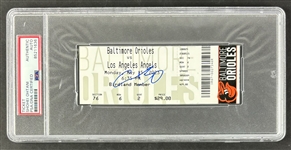 Shohei Ohtani Signed 2023 Orioles vs. Angels Ticket Stub :: HR #9 Triple #2, 4 for 5 in 7th Inn. (PSA/DNA Encapsulated)