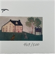 Graham Nash Signed Ltd. Ed. Our House Lyric Sheet (Nash LOA)(Beckett/BAS)
