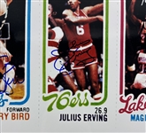 Julius Erving, Larry Bird, & Magic Johnson Signed 11 x 14 Photo (PSA/DNA LOA)(Bird Holo)