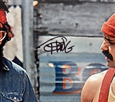 Cheech & Chong Dual Signed 11 x 14 Color Photo (JSA COA)