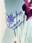 Karate Kid: Ralph Macchio Signed & Wax-On Wax-Off Inscribed 11” x 14” Photo (JSA)