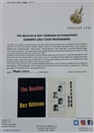 The Beatles & Roy Orbison Phenomenal Multi-Signed 1963 The Beatles & Roy Orbison Concert Program - PSA/DNA Graded MINT 9 Beatles Autos & GEM MINT 10 Orbison Auto! (PSA/DNA & Tracks UK LOAs)