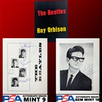 The Beatles & Roy Orbison Phenomenal Multi-Signed 1963 The Beatles & Roy Orbison Concert Program - PSA/DNA Graded MINT 9 Beatles Autos & GEM MINT 10 Orbison Auto! (PSA/DNA & Tracks UK LOAs)
