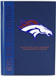 John Elway Signed Broncos Super Bowl XXXII Program Hardcover Book (Third Party Guaranteed) 