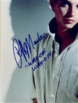Karate Kid: Ralph Macchio Signed & Wax-On Wax-Off Inscribed 11” x 14” Photo (JSA)