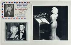JFK & Marilyn: Original Used Ticket from President Kennedy's 1962 Birthday Celebration at Madison Square Garden - Marilyn Sings Happy Birthday Mr. President