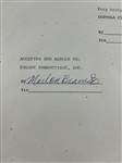 Marlon Brando Increcible Signed 32-Page Contract to Play Colonel Kurtz in Apocalypse Now w/ Mint 9 Auto! (PSA/DNA LOA)