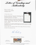 AC/DC: Original Group Fully Signed 8.5 x 11 Page in Framed Display (5 Sigs)(PSA/DNA Encapsulated)