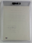 Beach Boys Signed 1967 Document Relating to Meeting as Directors of The Beach Boys International Fan Club (PSA/DNA Encapsulated & LOA)