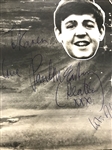 Beatles: Fully Group Signed 1963 Thank Your Lucky Stars Broadcast-Used Title Card w/ Production Contract! (Beckett/BAS)(Caiazzo)