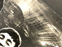 Beatles: Fully Group Signed 1963 Thank Your Lucky Stars Broadcast-Used Title Card w/ Production Contract! (Beckett/BAS)(Caiazzo)