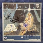 Star Wars: Multi-Signed Display Piece w/ Fisher, Daniels, Hamill, Guinness & More! (10 Sigs)(PSA/DNA)