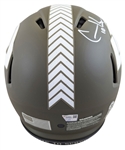 Rams Cooper Kupp & Puka Nacua Signed Salute to Service Full Size Speed Proline Helmet (Fanatics)