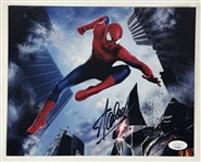 Stan Lee Signed 8 x 10 Spiderman Photograph (JSA LOA)