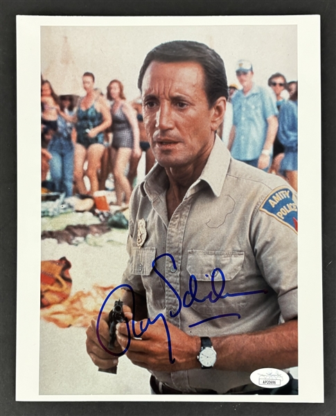 Roy Scheider Signed 8" x 10" Jaws Photo (JSA COA)