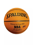 Red Auerbach Signed Spalding NBA Basketball (JSA LOA)