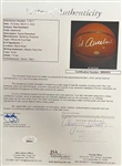 Red Auerbach Signed Spalding NBA Basketball (JSA LOA)