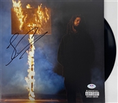 J. Cole Signed The Off-Season Album Cover w/ Vinyl (PSA/DNA)