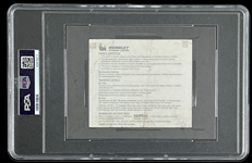Madonna Original 1990 Blonde Ambition Tour @ Wembley Stadium Ticket Stub (PSA/DNA Encapsulated)