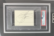 KISS: Gene Simmons & Paul Stanley Encapsulated Cut Signatures in Impressive Custom Framed Display (PSA/DNA)