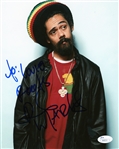 Damien Marley Signed 8 x 10 Photo (3 Sigs)(JSA Sticker)