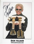 Don Felder Signed 8 x 10 Promo Photo (Third Party Guaranteed)