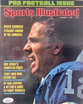 Roger Staubach Signed 8 x 10 Sports Illustrated Photo (JSA COA)