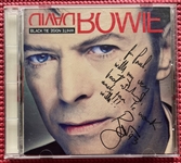 David Bowie Dual-Signed Black Tie White Noise CD Insert & Disc (PSA/DNA LOA)