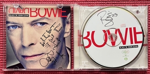 David Bowie Dual-Signed Black Tie White Noise CD Insert & Disc (PSA/DNA LOA)