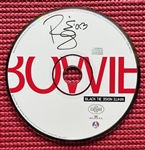 David Bowie Dual-Signed Black Tie White Noise CD Insert & Disc (PSA/DNA LOA)