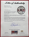 David Bowie Dual-Signed Black Tie White Noise CD Insert & Disc (PSA/DNA LOA)