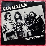 Van Halen: David Lee Roth Signed Pretty Woman 45 RPM Sleeve (Epperson/REAL LOA)