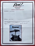Eddie Van Halen Signed Kramer Pamphlet (Epperson/REAL LOA)