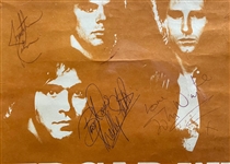 The Babys & Edgar Winter: Rare Group Signed 17 x 22 1980 Concert Poster (5 Sigs)(JSA LOA)