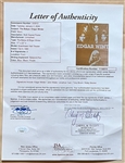 The Babys & Edgar Winter: Rare Group Signed 17 x 22 1980 Concert Poster (5 Sigs)(JSA LOA)