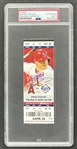 Shohei Ohtani Signed 2018 Ticket vs. Rays :: Career HR #6 (PSA/DNA Encapsulated)