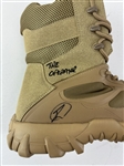 U.S. Navy Seal Robert O'Neill Signed & The Operator Insc. Military Boot (PSA/DNA ITP)