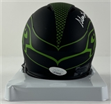 Steve Largent Signed & Inscribed Seattle Seahawks Mini Helmet (JSA WIT)