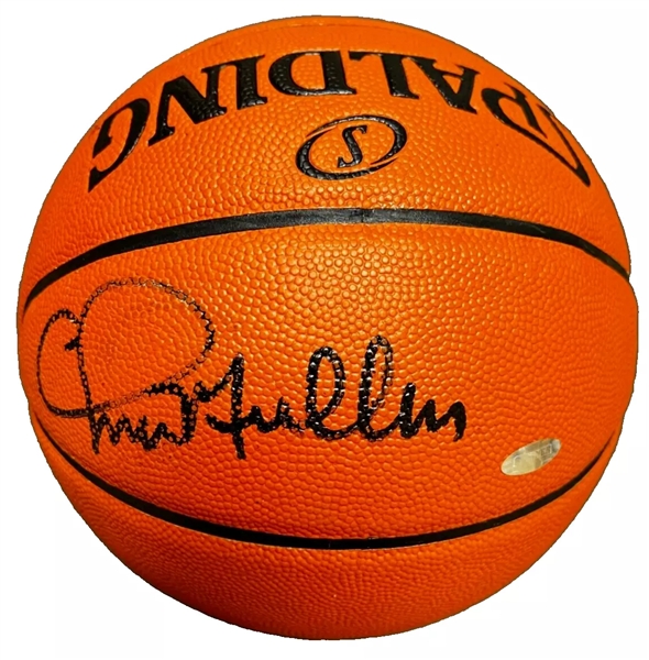 Chris Mullin Signed Spalding NBA Basketball (Steiner Sports)