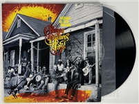 Allman Brothers: Gregg Allman & Warren Haynes Signed Shades of Two Worlds Album Cover (Beckett/BAS)