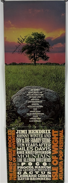 Miles Davis & Alvin Lee Signed "First Great Rock Festivals" Album Cover (Beckett/BAS LOA)
