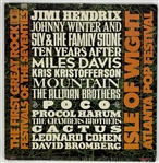 Miles Davis & Alvin Lee Signed First Great Rock Festivals Album Cover (Beckett/BAS LOA)