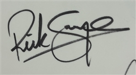Def Leppard Group Signed Drumhead (5/Sigs) (JSA)