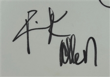 Def Leppard Group Signed Drumhead (5/Sigs) (JSA)