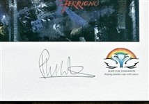 Music Legend PHIL COLLINS RARE Signed LTD Edition 27x 24 Lithograph #108/500 (Hope For Tomorrow LOA)