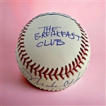 The Breakfast Club Cast Signed ML Baseball! Signing Photos Included! (Beckett/BAS)