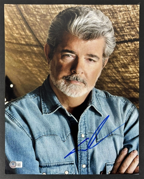 Star Wars: George Lucas Signed 11" x 14" Photo (Beckett/BAS)