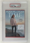 Greta Thunberg Signed 5 x 7 Time Magazine Photo (PSA/DNA Encapsulated)