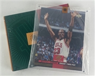 Michael Jordan 1993 Upper Deck Mr. June 8 x 10 Card (UDA Sticker)